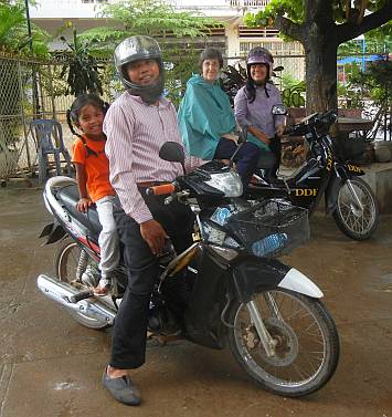 Motorcycle ride in Kampot